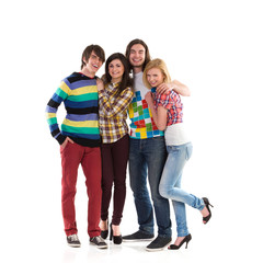 Fototapeta premium Happy group of students