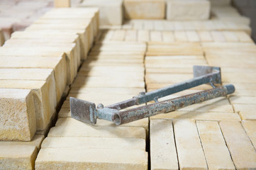 Stone bricks and Scaffold