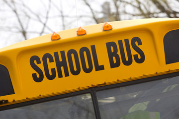 School bus plate