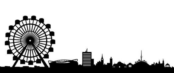 Skyline Stuttgart Riesenrad © SimpLine
