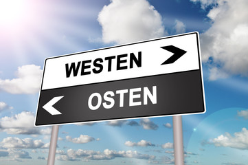 Obraz premium Westen Osten