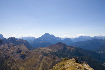 Fototapeta premium Falzaregopass - Dolomiten - Alpen