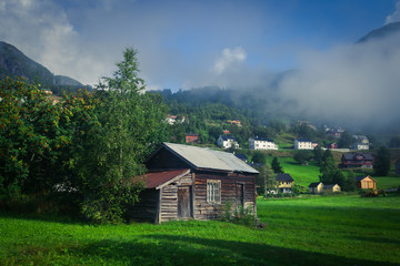 Norway Mountain Vibrant Landscape Trolltunga Odda Fjord Norge Hi