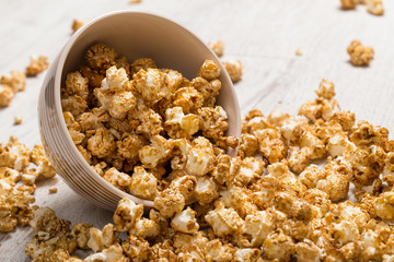Bowl with popcorn © blackday
