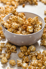 Bowl with popcorn