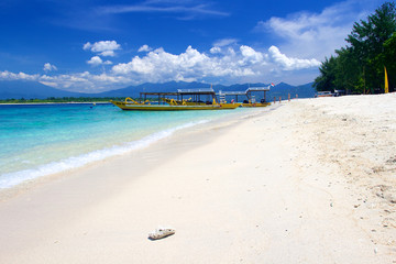 Beach on Gili Trawangan island