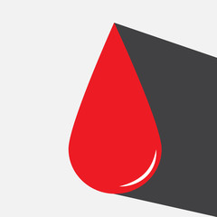 blood drop vector icon