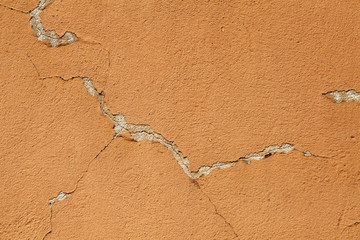 Textur von augeplatztem Wandputz