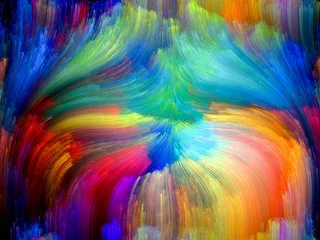 Foto op Canvas Versnelling van kleur © agsandrew