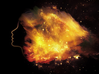 Obraz na płótnie Canvas Nebula Girl