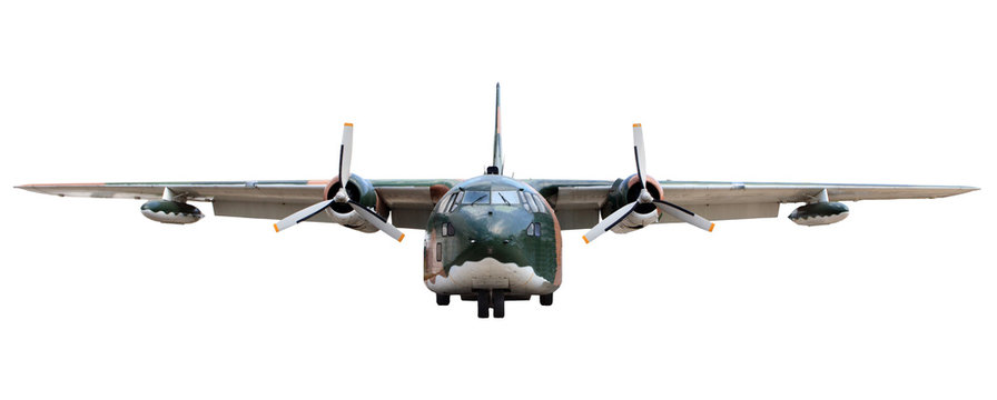 Fototapeta oldmilitary  transportation  plane