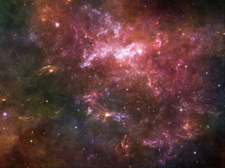 Obraz na płótnie Canvas Visualization of Space
