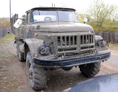 The old traversable brutal truckload