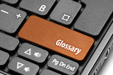 Glossary. Orange hot key on computer keyboard