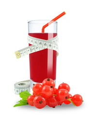 juice of red currants and meter