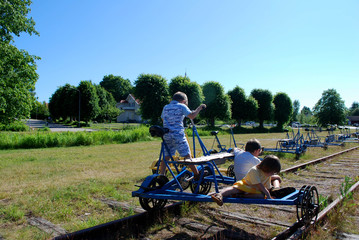 Dressinbana in Gullspång