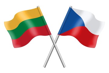 Flags : Lithuania and Czech Republic