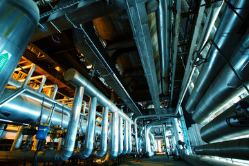 Industrial zone, Steel pipelines and equipment