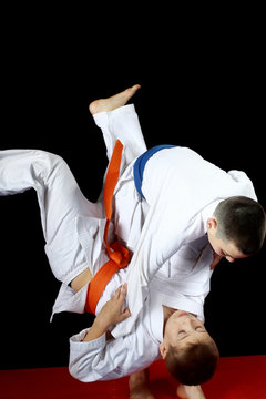 Training nage judo in the performance of an athlete