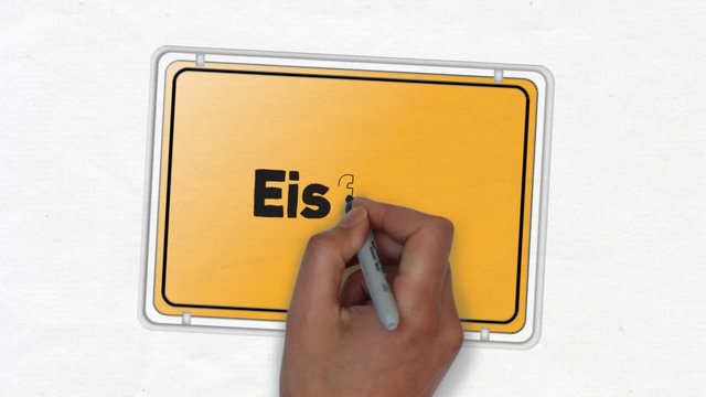 Eisfeld Ortseingangsschild Ortseingang Stadt
