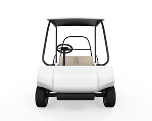 Golf Car Isolated