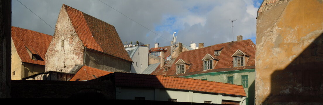 Red roofs and dormers (Riga, Latvia)