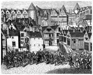 Soldiers : Invading a Town - 16th century
