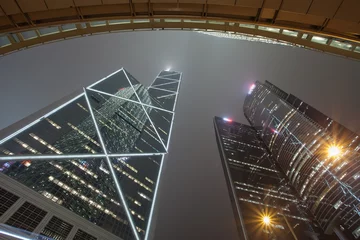 Rolgordijnen Modern building Landscape in Hong Kong © petunyia
