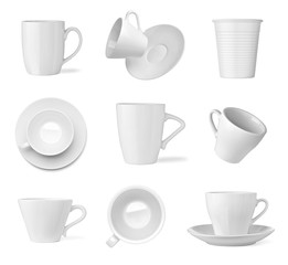 white coffee cup mug