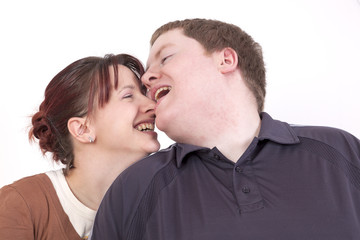 Man and woman as a happy couple