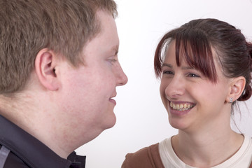 Man and woman as a happy couple
