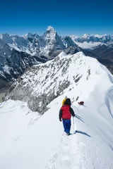 Foto auf Acrylglas Nepal Island Peak (Imja Tse) Klettern, Everest-Region, Nepal