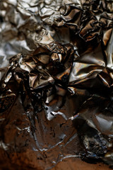 Burnt foil
