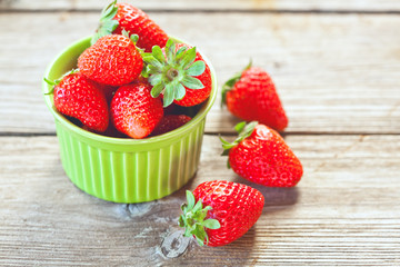 bowl filled with fresh strawberries