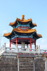 孔子公園の中国風建物