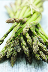 Asparagus, a bunch of fresh asparagus