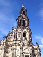 Fototapeta na wymiar Katholische Hofkirche in Dresden
