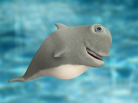 Wal Cartoon 3d