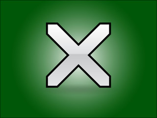 Obraz premium Flat icon of prohibit