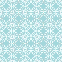 Seamless Pattern Flowers Blue © Jan Engel