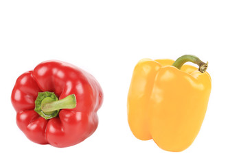 Sweet red and yellow pepper.
