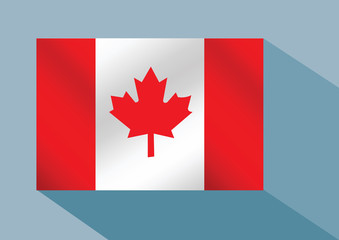 flag of Canada themes idea design