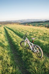 Mountain biking in Bieszczady, Poland