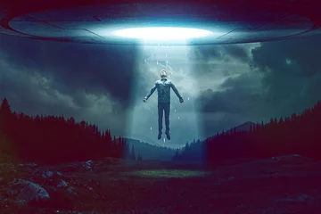 Selbstklebende Fototapete UFO Vergriffen