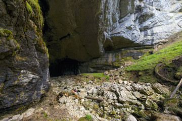 Coiba Mare cave in Apuseni mountains, Romania