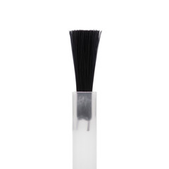 Brush for nail polish on white background