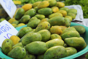 Fresh mango fruit in the market