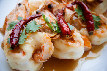 Deep Fried Shrimp with Tamarind Sauce