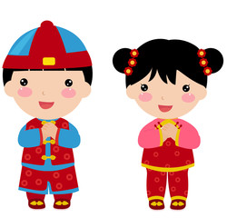 New Year _children, chinese