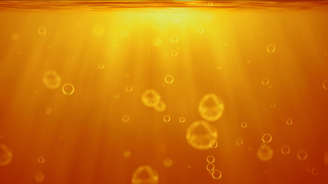 Fresh orange juice background animated.
